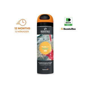 MARKERINGSFÄRG FLUO TP ORANGE 500ML - SOPPEC