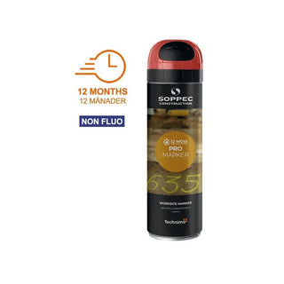 SOPPEC MARKERINGSFÄRG PM RÖD 500ML | CleanNest - SOPPEC | CleanNest