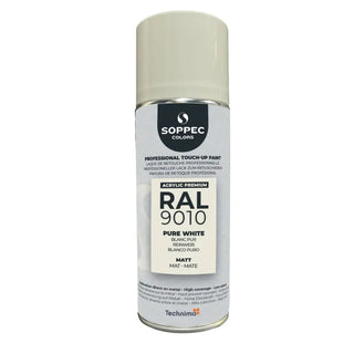 SPRAYFÄRG VIT MATT 9010 400ML - SOPPEC