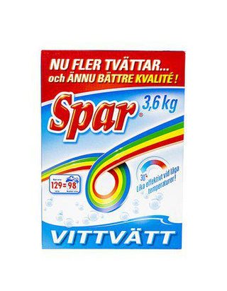 Spar Tvättmedel Vittvätt 3600g - 129 Tvättar - CleanNest