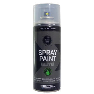 SPRAYFÄRG ELITE SVART RAL9005 BLANK - SPRAYMAST
