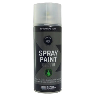 SPRAYFÄRG ELITE SVART RAL9005 MATT - SPRAYMAST