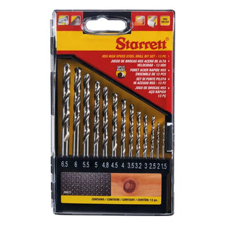 Starrett Spiralborrset Multi Hss 13 - del | CleanNest - STARRETT | CleanNest