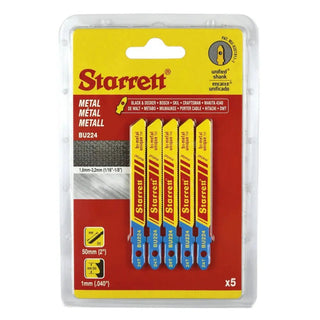 Starrett Sticksågblad Metall 50mm 24tpi 5p - | CleanNest - STARRETT | CleanNest