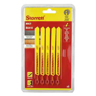 Starrett Sticksågblad Multi 100mm 18tpi 5p | CleanNest - STARRETT | CleanNest