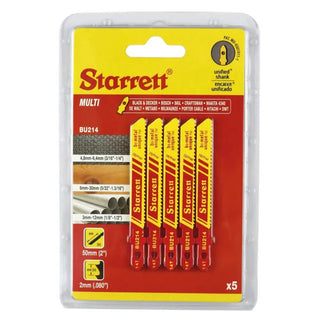 Starrett Sticksågblad Multi 50mm 14tpi 5p | CleanNest - STARRETT | CleanNest
