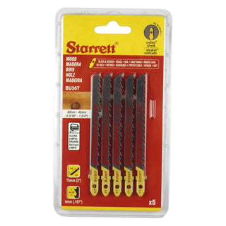 Starrett Sticksågblad Trä 75mm 6tpi 5p | CleanNest - STARRETT | CleanNest