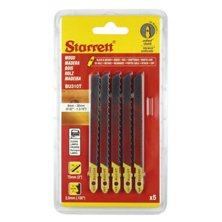 STICKSÅGBLAD TRÄ 75MM 8TPI 5P - STARRETT