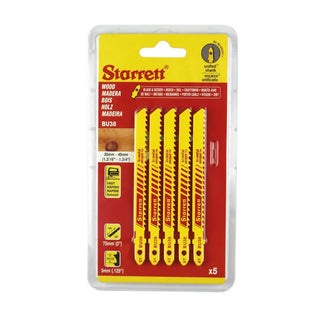 STICKSÅGBLAD BIMETALL 75MM 8TPI 5P - STARRETT
