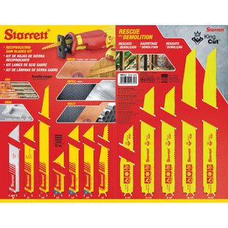 TIGERSÅGBLADSKIT SORT 12-DEL - STARRETT
