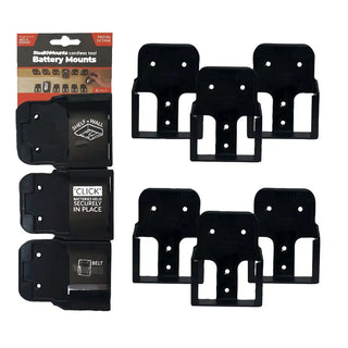 BATTERIHÅLLARE AEG&RIDGID 18V 6ST - STEALTHMOU