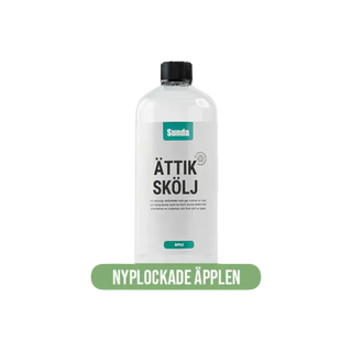 Sunda Ättiksköljmedel Äpple - 66 Tvättar - CleanNest