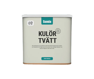 Sunda Kulörtvätt Pulver  - 260 Tvättar - CleanNest