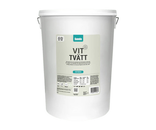 Sunda Vittvätt Pulver - 832 Tvättar - Högkoncentrerat och Miljövänligt - CleanNest