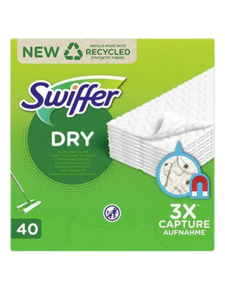 Swiffer Sweeper Torra Rengöringsdukar Refill 40-Pack - CleanNest