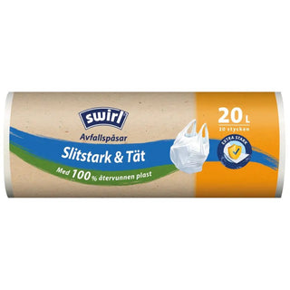 SWIRL AVFALLSPÅSE HANDTAG 20L 20ST/RLE | CleanNest - SWIRL | CleanNest