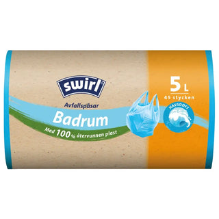 AVFALLSPÅSE BADRUM 5L 45ST/RLE - SWIRL