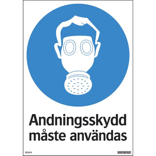 SKYLT ANDN.SKYDD M ANV 210X297 PL - SYSTEMTEXT
