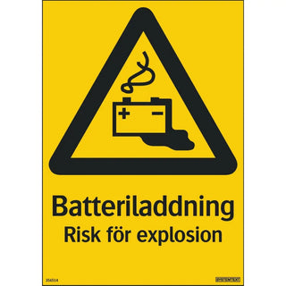SKYLT BATTERILADDNING 210XX297 PL - SYSTEMTEXT