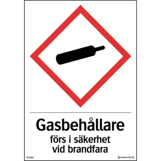 SKYLT GASFLASKOR VIT 148X210 ALRX - SYSTEMTEXT