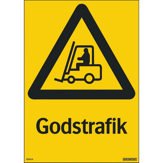 SKYLT GODSTRAFIK 210X297 PL TR - SYSTEMTEXT