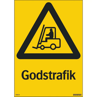 Systemtext Skylt Godstrafik 210x297 Pl Tr | CleanNest - SYSTEMTEXT | CleanNest