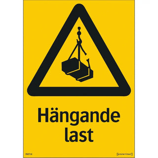 SKYLT HÄNGANDE LAST 210X297 PL - SYSTEMTEXT