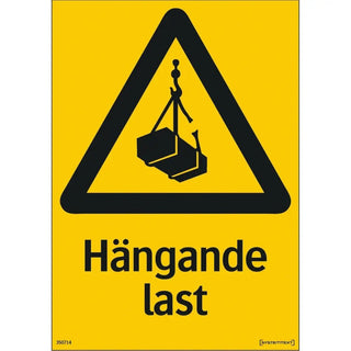 Systemtext Skylt Hängande Last 210x297 Pl | CleanNest - SYSTEMTEXT | CleanNest