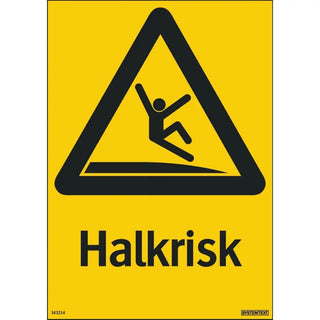 Systemtext Skylt Halkrisk 210x297 Pl - | CleanNest - SYSTEMTEXT | CleanNest
