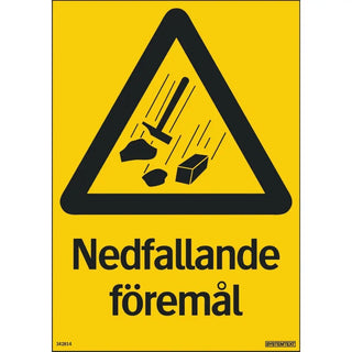 Systemtext Skylt Nedfallande Förem. 210x297 Pl | CleanNest - SYSTEMTEXT | CleanNest