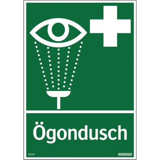 Systemtext Skylt Ögondusch 210x297 Pl Ds | CleanNest - SYSTEMTEXT | CleanNest