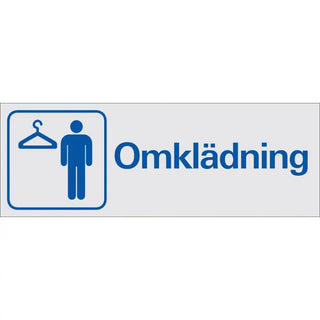 SKYLT OMKLÄDNING HERR 225X80 AL TR - SYSTEMTEXT