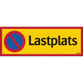SKYLT PARKERING FÖRBJ LASTPLATS 594 - SYSTEMTEXT
