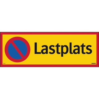 Systemtext Skylt Parkering Förbj Lastplats 594 | CleanNest - SYSTEMTEXT | CleanNest