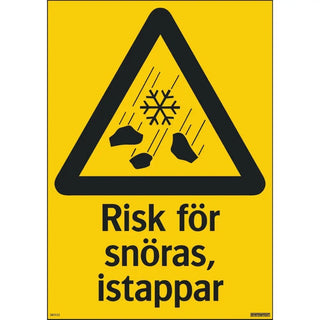 Systemtext Skylt Risk För Snöras 297x420 Pl | CleanNest - SYSTEMTEXT | CleanNest