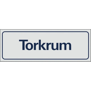 SKYLT TORKRUM 225X80 AL - SYSTEMTEXT