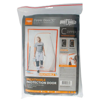 TEBOCOVER BLIXTLÅSDÖRR ANDNINGSBAR "C" - | CleanNest - TEBOCOVER | CleanNest