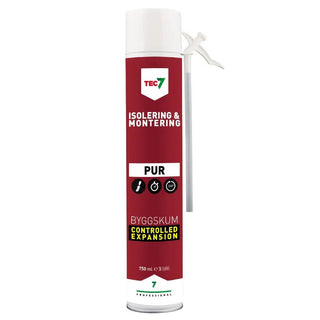Tec7 Byggskum 750ml Pur Aerosol Helår | CleanNest - TEC7 | CleanNest