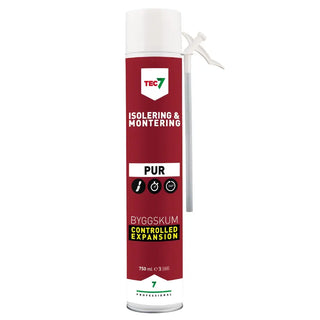 BYGGSKUM 750ML PUR AEROSOL HELÅR - TEC7