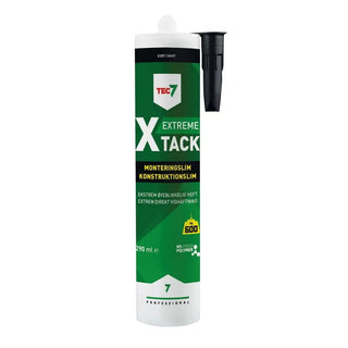 Tec7 Konstruktionslim X - tack Svart 290ml | CleanNest - TEC7 | CleanNest