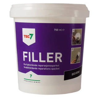 Tec7 Snabb Spackel Filler Vit 750ml | CleanNest - TEC7 | CleanNest