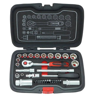 Tecos Hylsnyckelset 3/8 34del T-1934 | CleanNest - TECOS | CleanNest