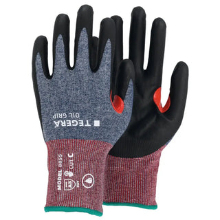 ARBETSHANDSKE 8855R OIL GRIP STL 12 - TEGERA