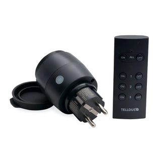 UTOMHUSPLUGG M TIMER INK FJÄRR IP44 - TELLDUS