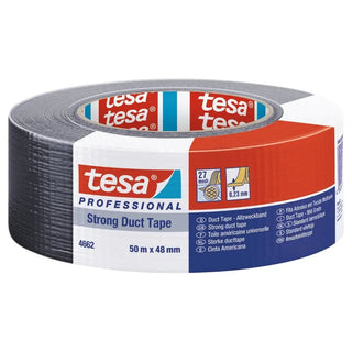 Tesa Byggtejp 4662 Strong 48mmx50m Svart | CleanNest - TESA | CleanNest