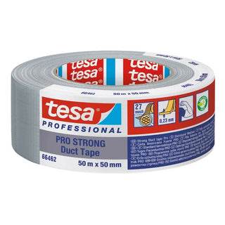 Tesa Byggtejp Pro Strong 50mmx50m Silver | CleanNest - TESA | CleanNest