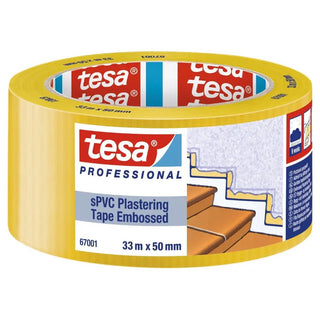 TESA BYGGTEJP SPVC 67001 GUL 33MX50MM | CleanNest - TESA | CleanNest