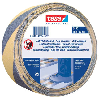 HALKSKYDDSTEJP GUL/SVART 50MMX15M - TESA