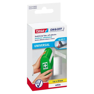 TESA Kardborrband 20Mmx1M Vit | CleanNest - TESA | CleanNest