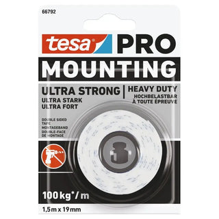 TESA Mont Tejp Pro Ult Strong 1,5Mx19Mm | CleanNest - TESA | CleanNest